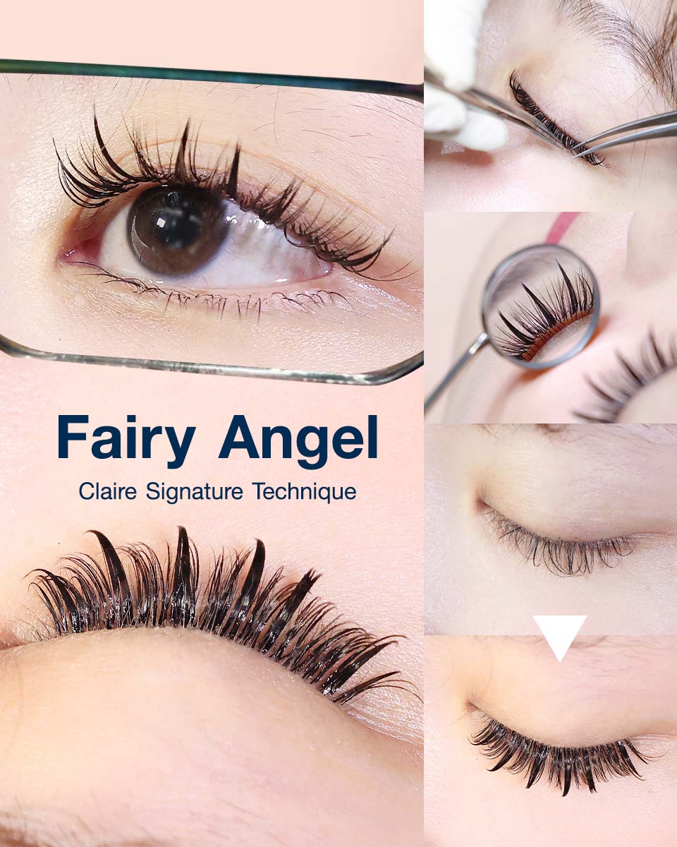 ต่อขนตา Claire, ขนตาทรง Fairy Angel, วิธีการดูแลขนตา, ทรงต่อขนตา, ต่อขนตาที่ไหนดี